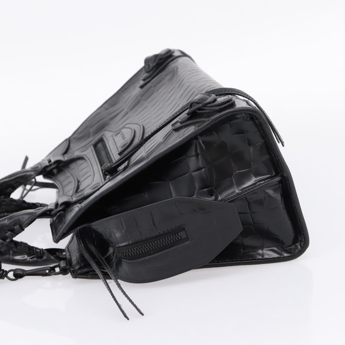 Balenciaga Neo Classic City Small Hand Bag 2way Black 638521 Auth mr2975V