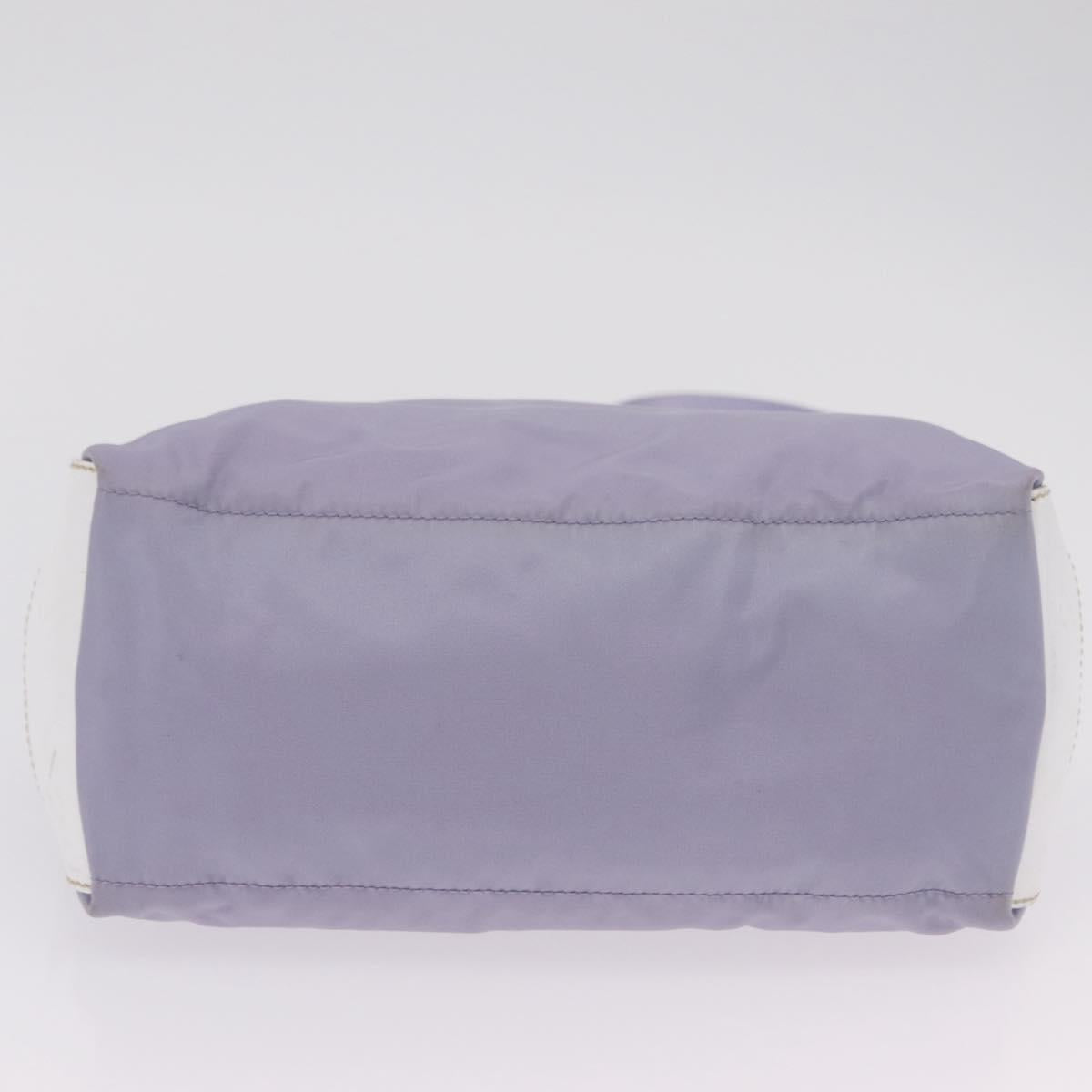 PRADA Shoulder Bag Nylon Purple Silver Auth mr2990