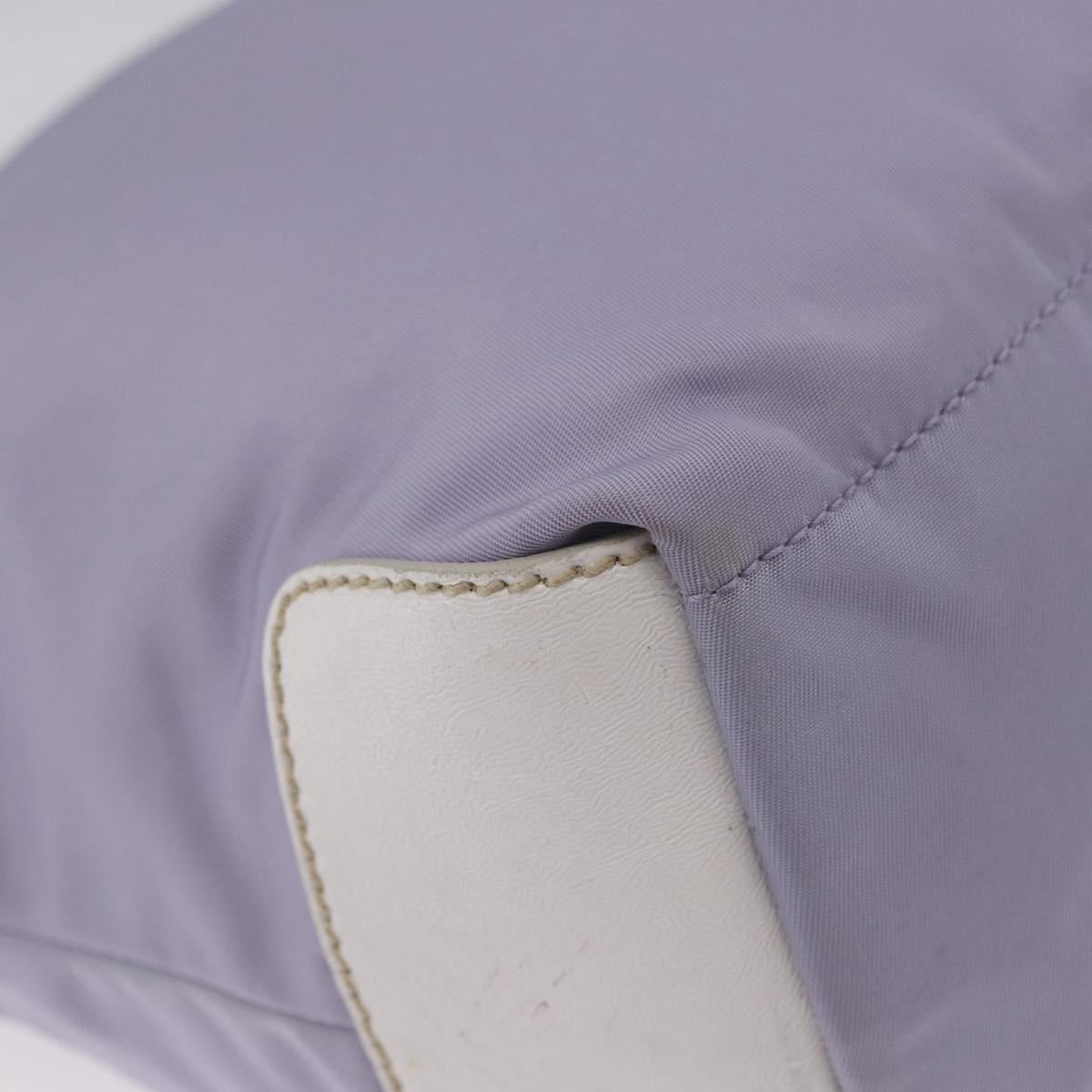 PRADA Shoulder Bag Nylon Purple Silver Auth mr2990