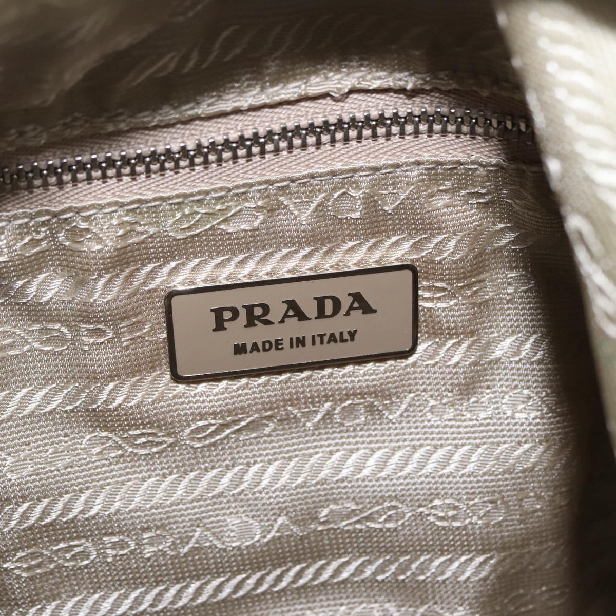 PRADA Shoulder Bag Nylon Purple Silver Auth mr2990