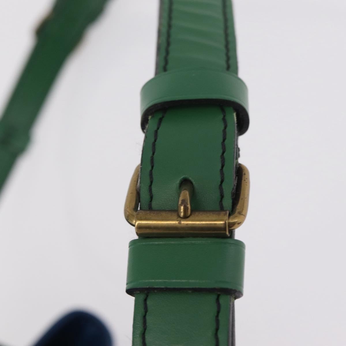 LOUIS VUITTON Epi Noe Shoulder Bag Green Blue M44044 LV Auth mr2992