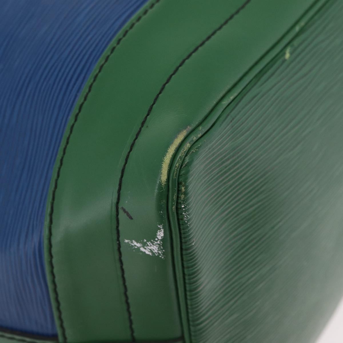 LOUIS VUITTON Epi Noe Shoulder Bag Green Blue M44044 LV Auth mr2992