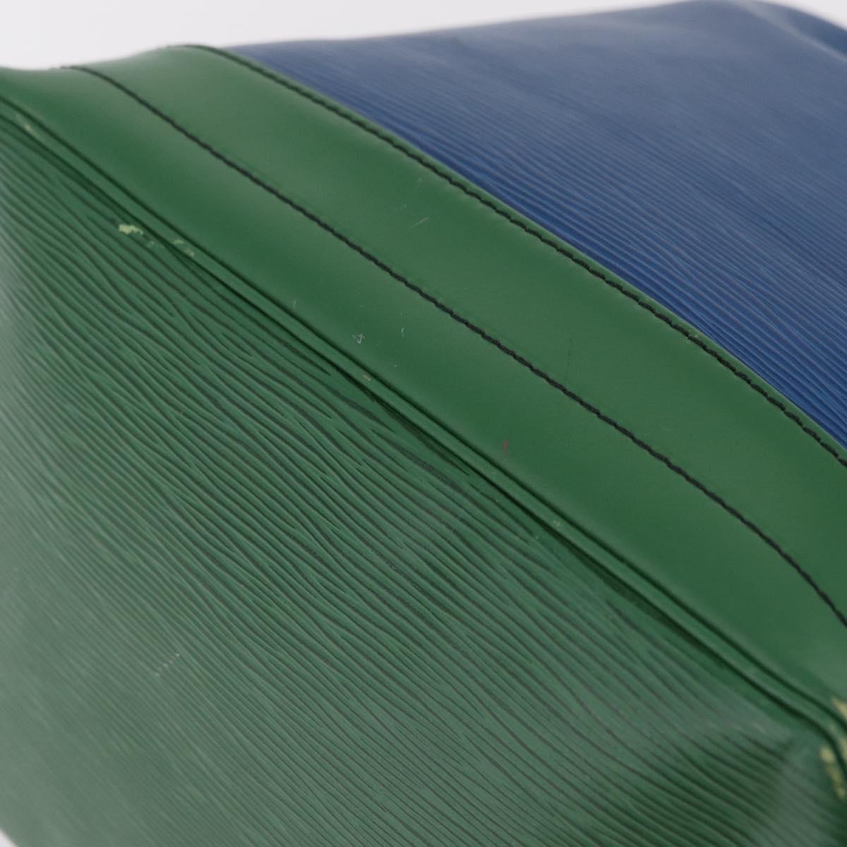 LOUIS VUITTON Epi Noe Shoulder Bag Green Blue M44044 LV Auth mr2992