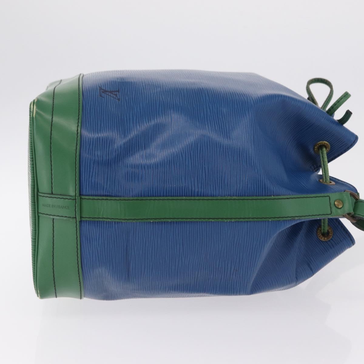 LOUIS VUITTON Epi Noe Shoulder Bag Green Blue M44044 LV Auth mr2992