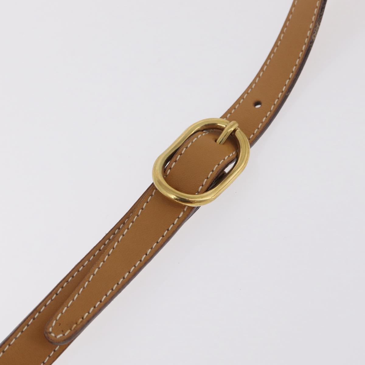 GUCCI Micro GG Web Sherry Line Hand Bag PVC 2way Beige 002 58 4422 Auth mr2994
