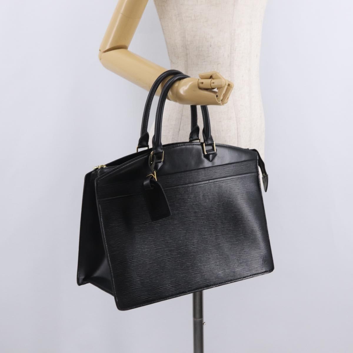 LOUIS VUITTON Epi Riviera Hand Bag Black M48182 LV Auth mr3005