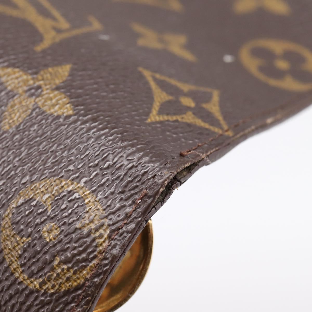 LOUIS VUITTON Monogram Agenda MM Day Planner Cover R20105 LV Auth mr3007