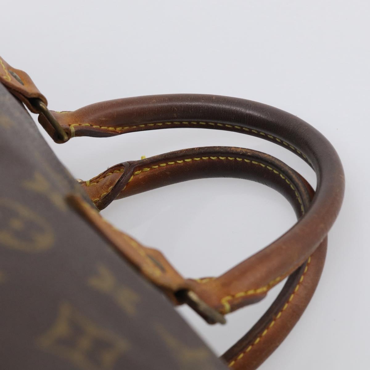 LOUIS VUITTON Monogram Speedy 30 Hand Bag M41526 LV Auth mr3009