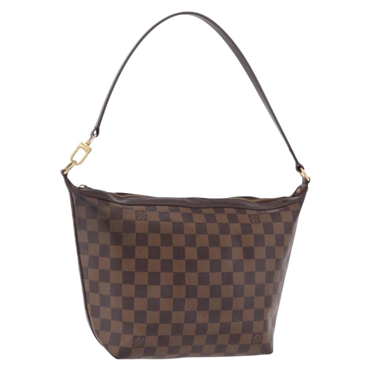 LOUIS VUITTON Damier Ebene Illovo MM Shoulder Bag N51995 LV Auth mr3011