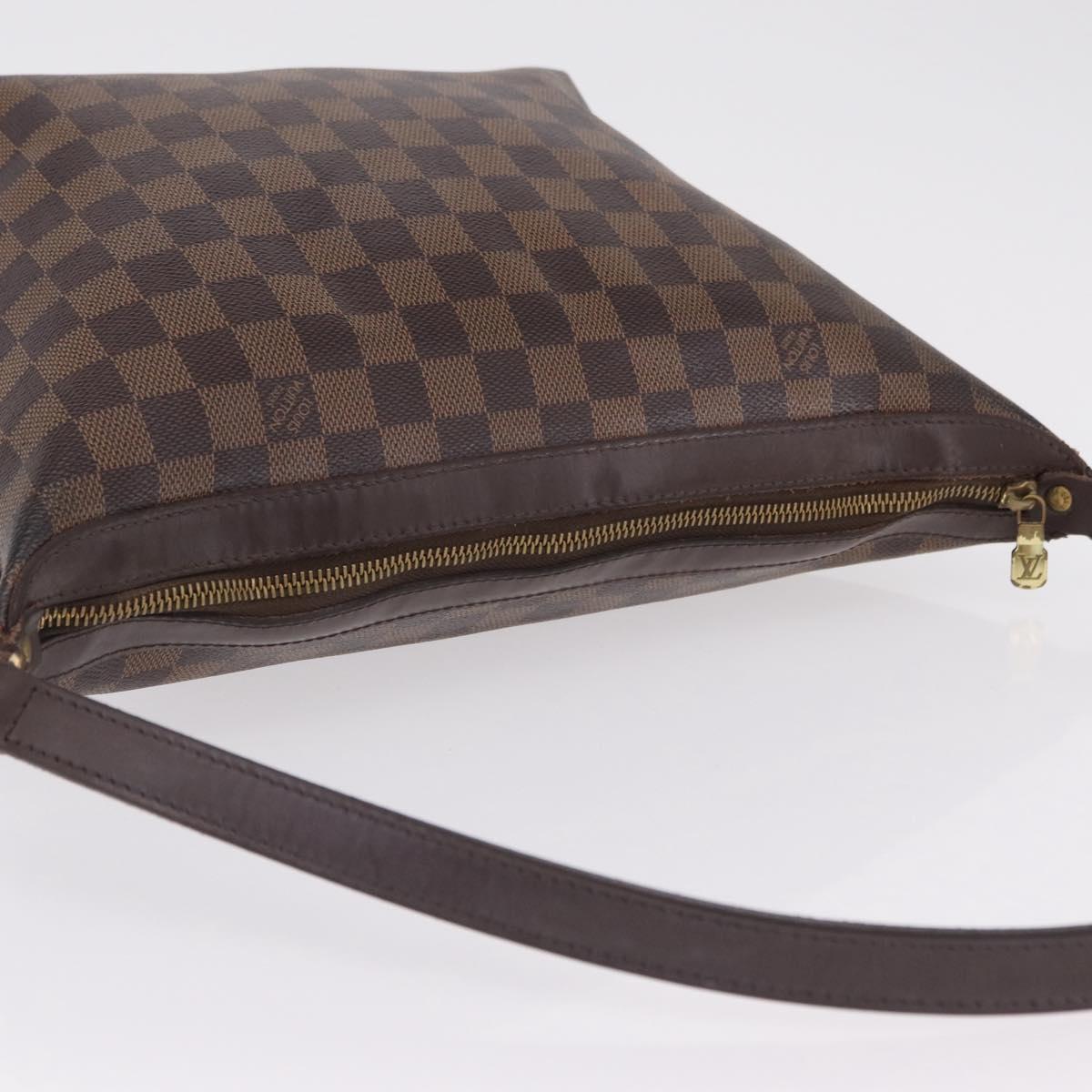LOUIS VUITTON Damier Ebene Illovo MM Shoulder Bag N51995 LV Auth mr3011