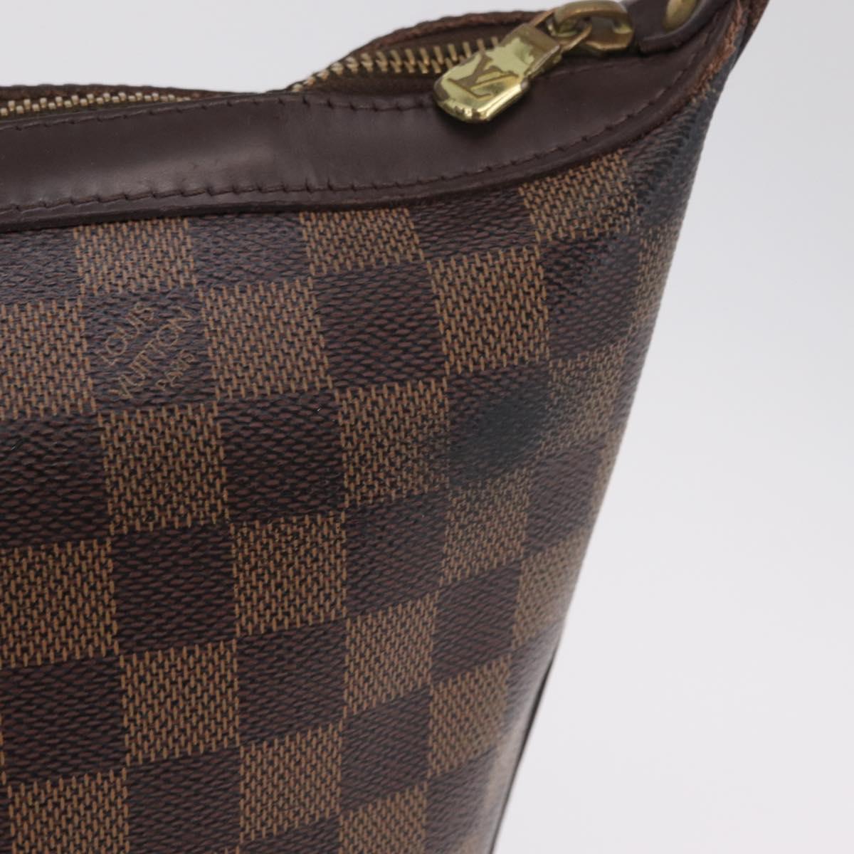 LOUIS VUITTON Damier Ebene Illovo MM Shoulder Bag N51995 LV Auth mr3011