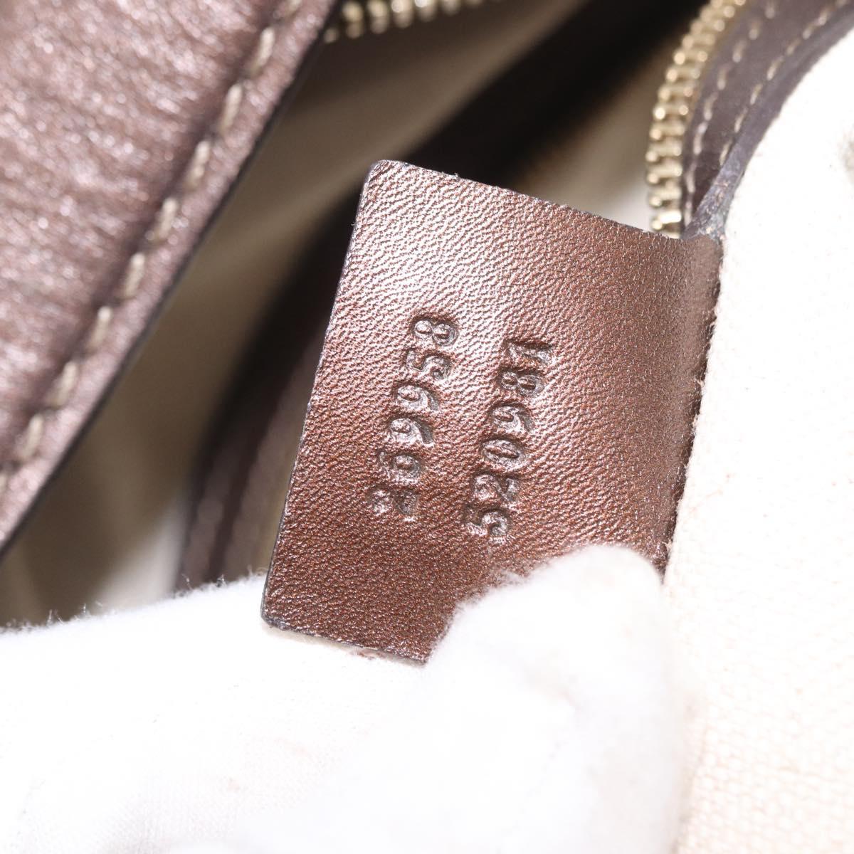 GUCCI GuccissimaGG Shoulder Bag Leather Bronze Gold Tone 269958 Auth mr3015A