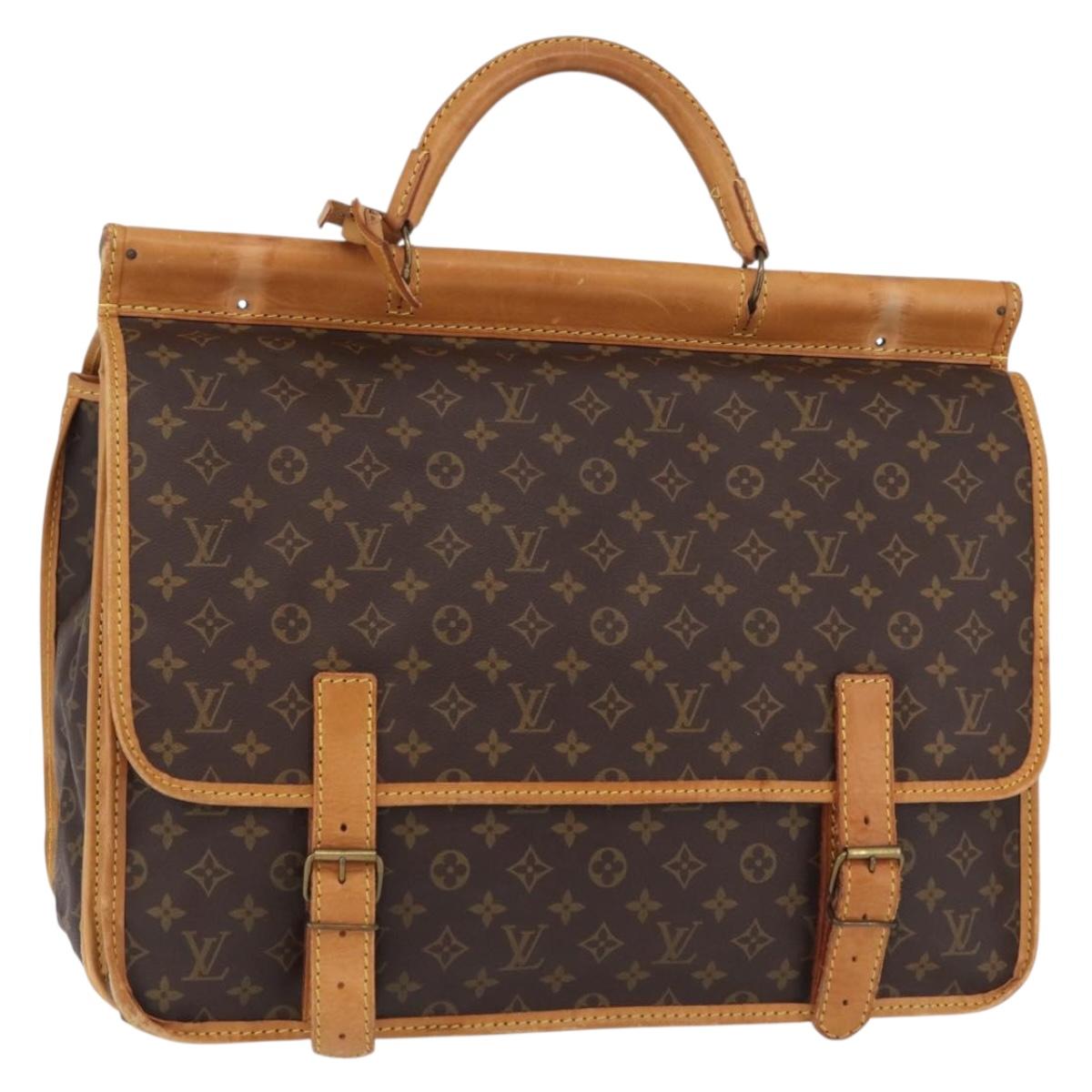LOUIS VUITTON Monogram Sac Chas Boston Bag M41141 LV Auth mr3018