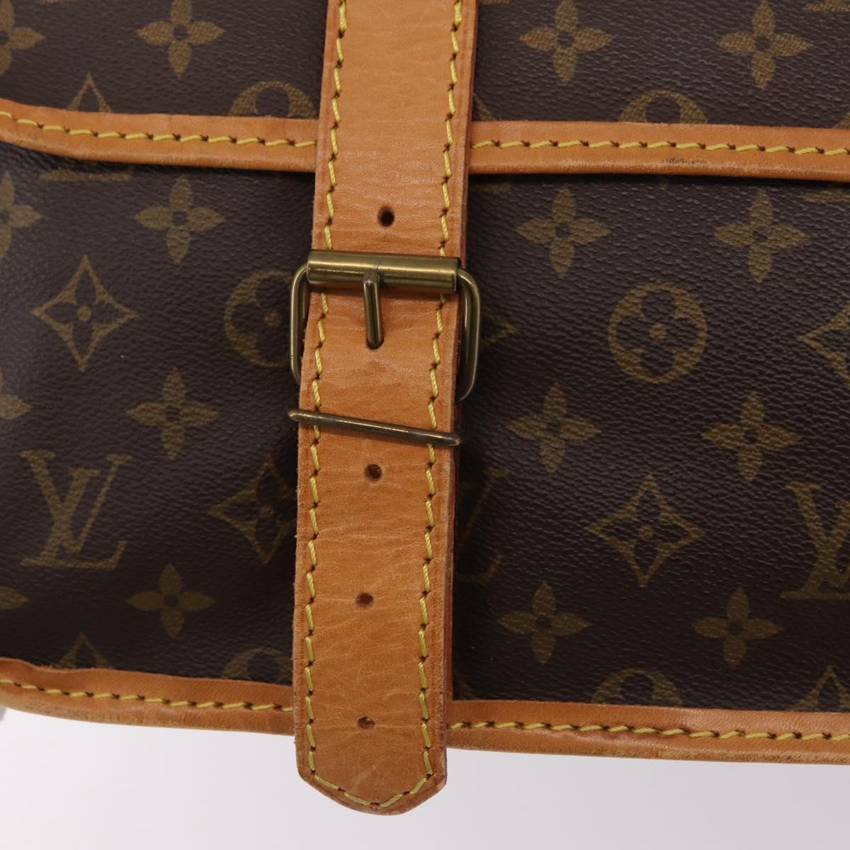 LOUIS VUITTON Monogram Sac Chas Boston Bag M41141 LV Auth mr3018