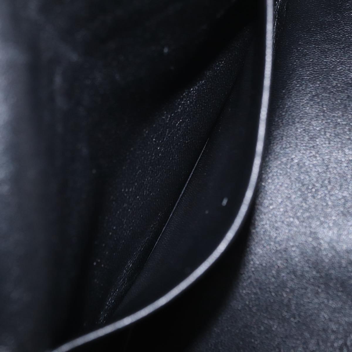 BALENCIAGA Souvenir Body Bag Leather Black Silver 531550 Auth mr3029A