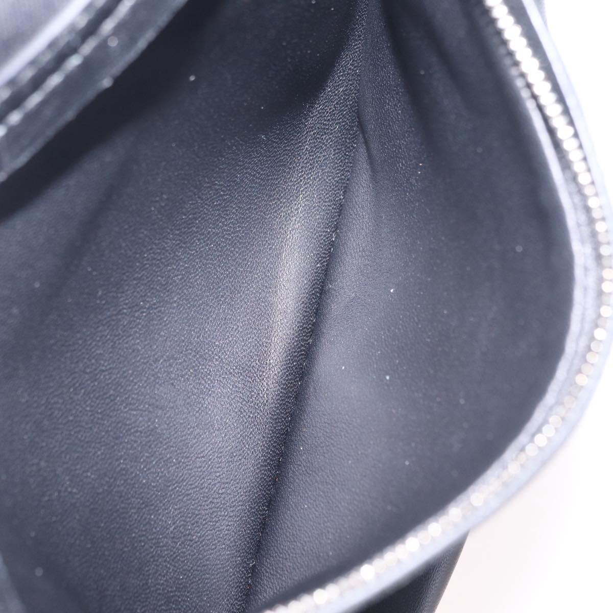 BALENCIAGA Souvenir Body Bag Leather Black Silver 531550 Auth mr3029A
