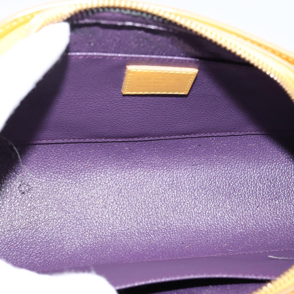 LOUIS VUITTON Epi Dauphine GM Pouch Yellow M48439 LV Auth mr3032
