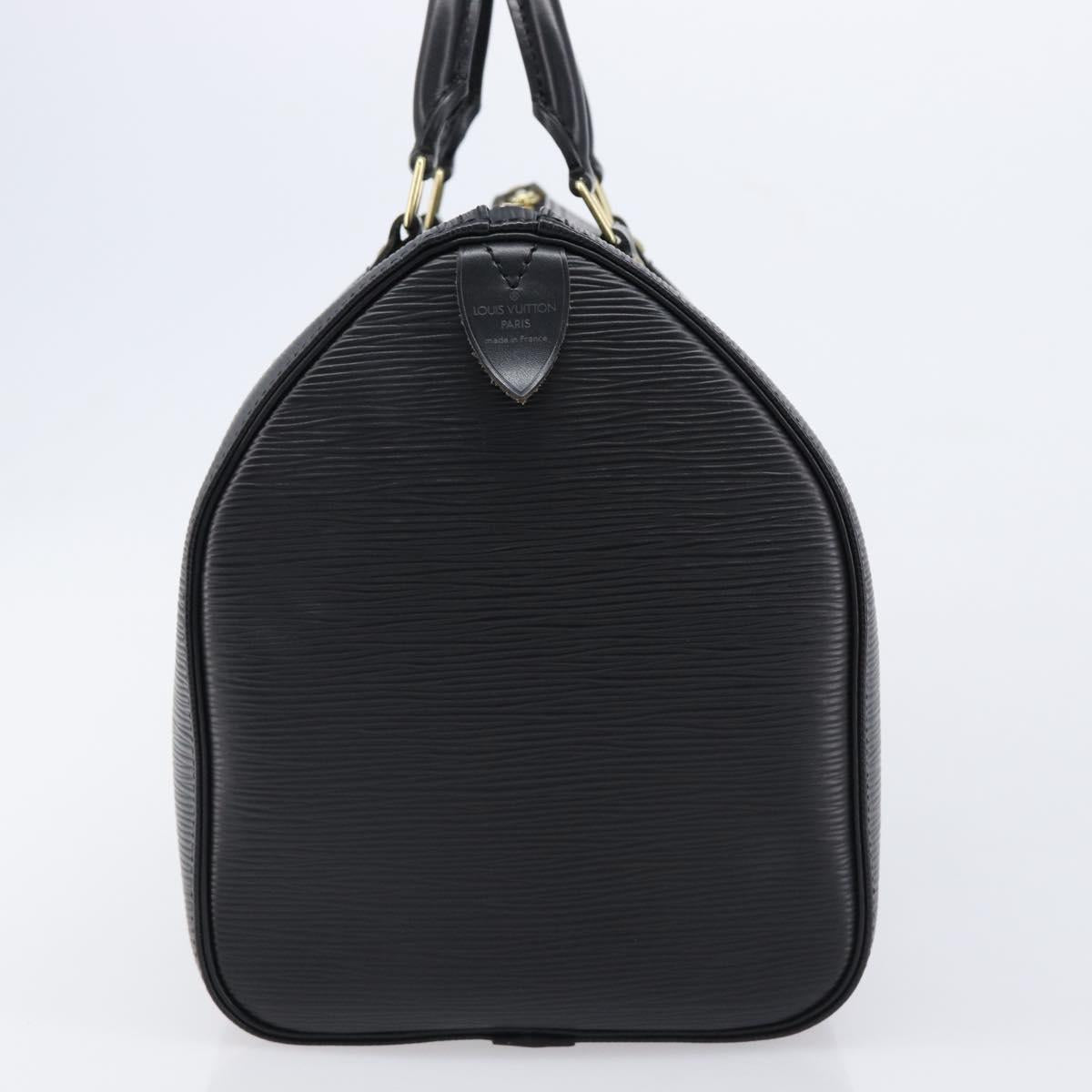 LOUIS VUITTON Epi Speedy 30 Hand Bag Noir black M43002 LV Auth mr3042V