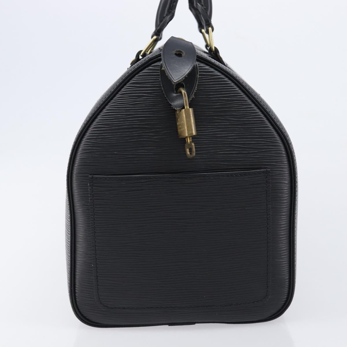 LOUIS VUITTON Epi Speedy 30 Hand Bag Noir black M43002 LV Auth mr3042V