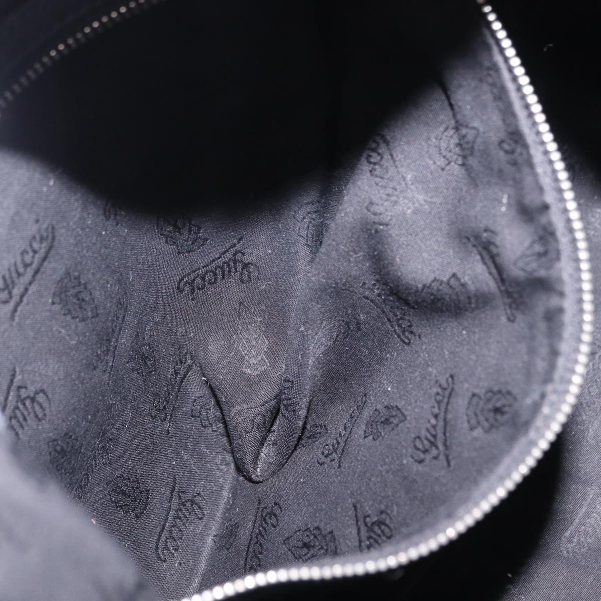 GUCCI GuccissimaGG Shoulder Bag Leather 2way Black Silver 232961 Auth mr3044A