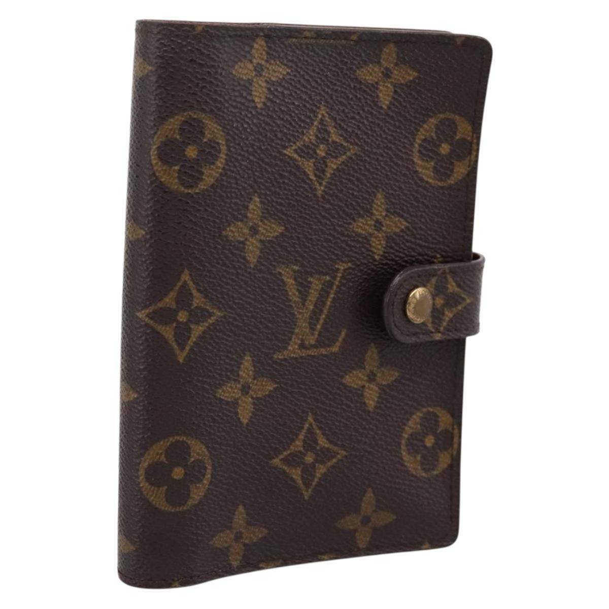 LOUIS VUITTON Monogram Agenda PM Day Planner Cover R20005 LV Auth mr3045