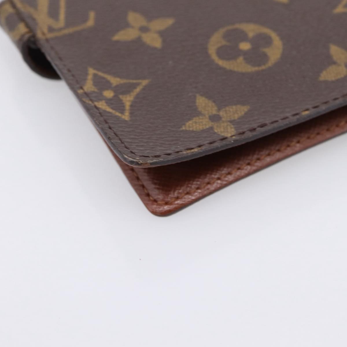 LOUIS VUITTON Monogram Agenda PM Day Planner Cover R20005 LV Auth mr3045