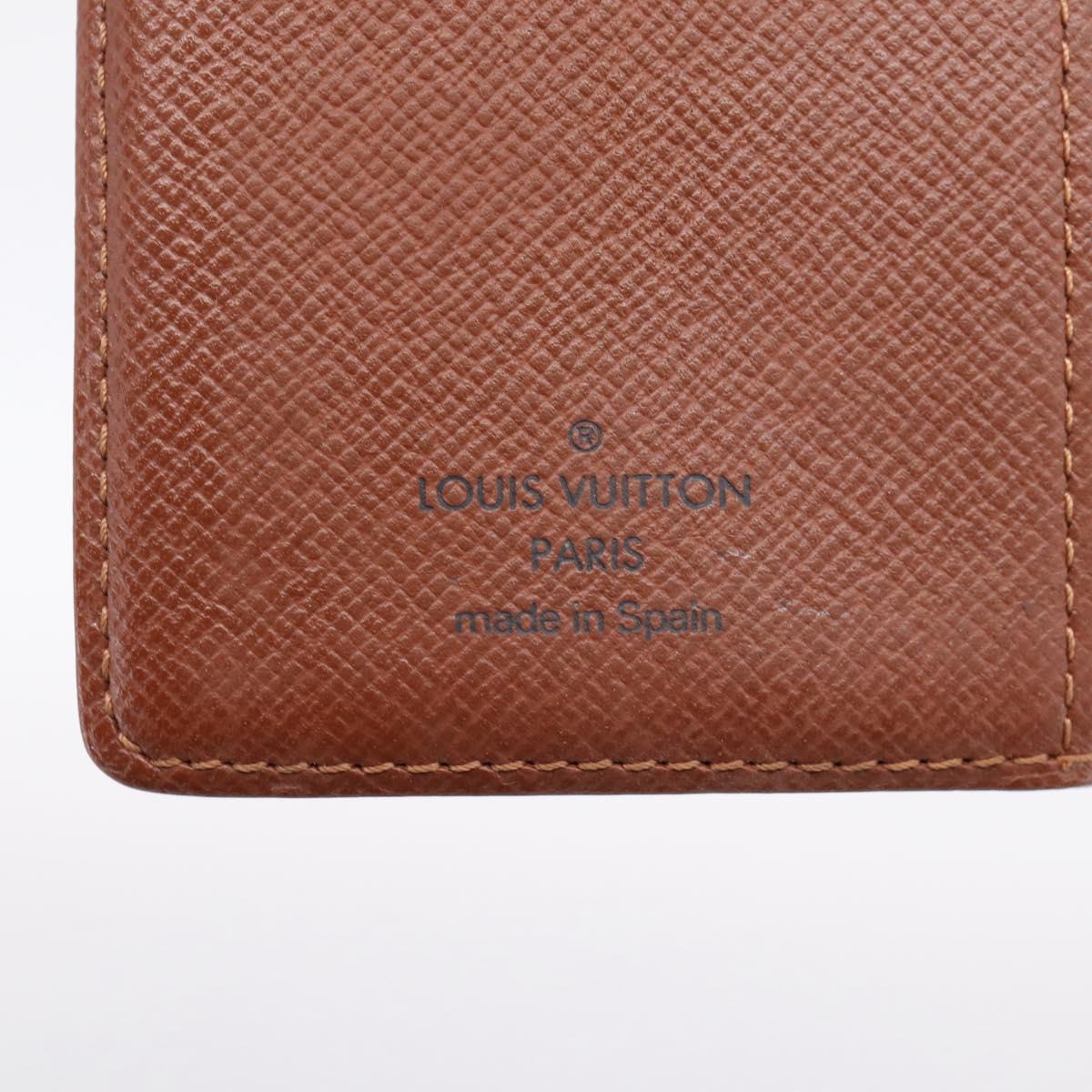 LOUIS VUITTON Monogram Agenda PM Day Planner Cover R20005 LV Auth mr3045
