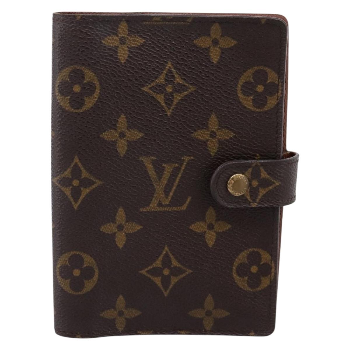 LOUIS VUITTON Monogram Agenda PM Day Planner Cover R20005 LV Auth mr3045