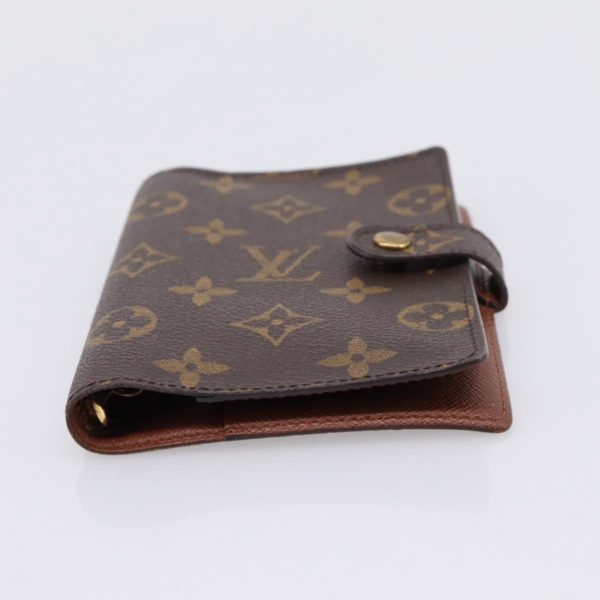 LOUIS VUITTON Monogram Agenda PM Day Planner Cover R20005 LV Auth mr3045