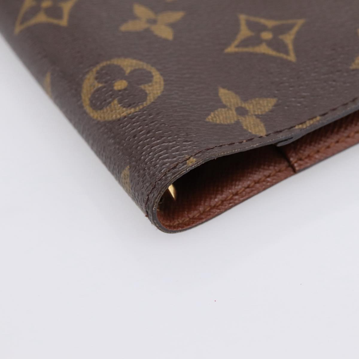 LOUIS VUITTON Monogram Agenda PM Day Planner Cover R20005 LV Auth mr3045