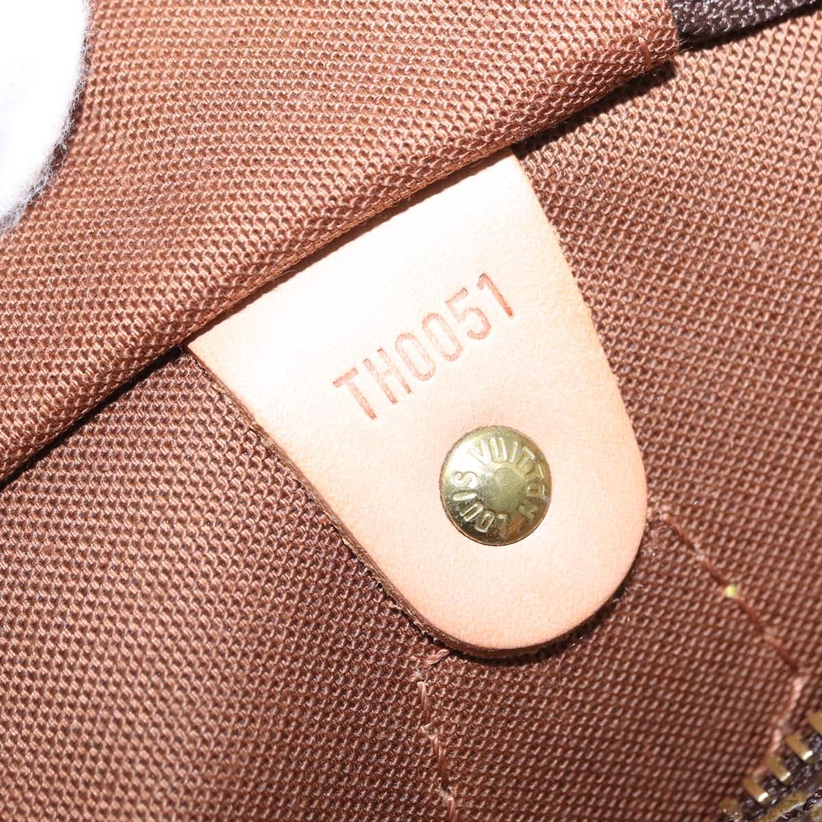 LOUIS VUITTON Monogram Graffiti Speedy 30 Hand Bag Khaki M92194 LV Auth mr3054SAV