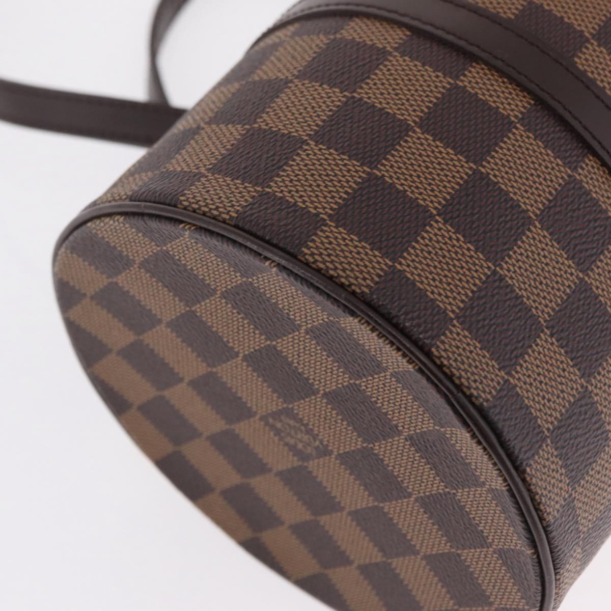 LOUIS VUITTON Damier Ebene Papillon 30 Hand Bag N51303 LV Auth mr3061V