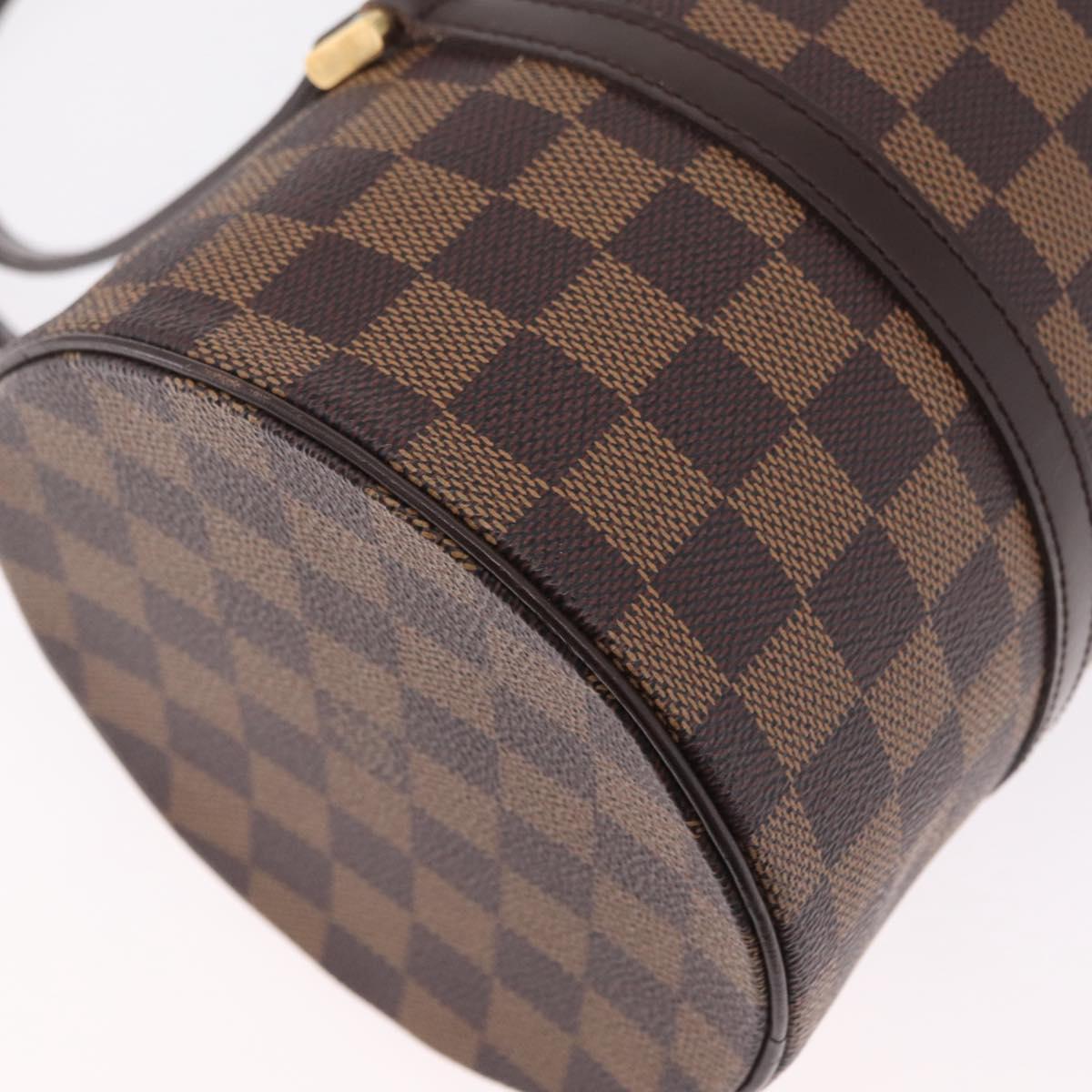 LOUIS VUITTON Damier Ebene Papillon 30 Hand Bag N51303 LV Auth mr3061V