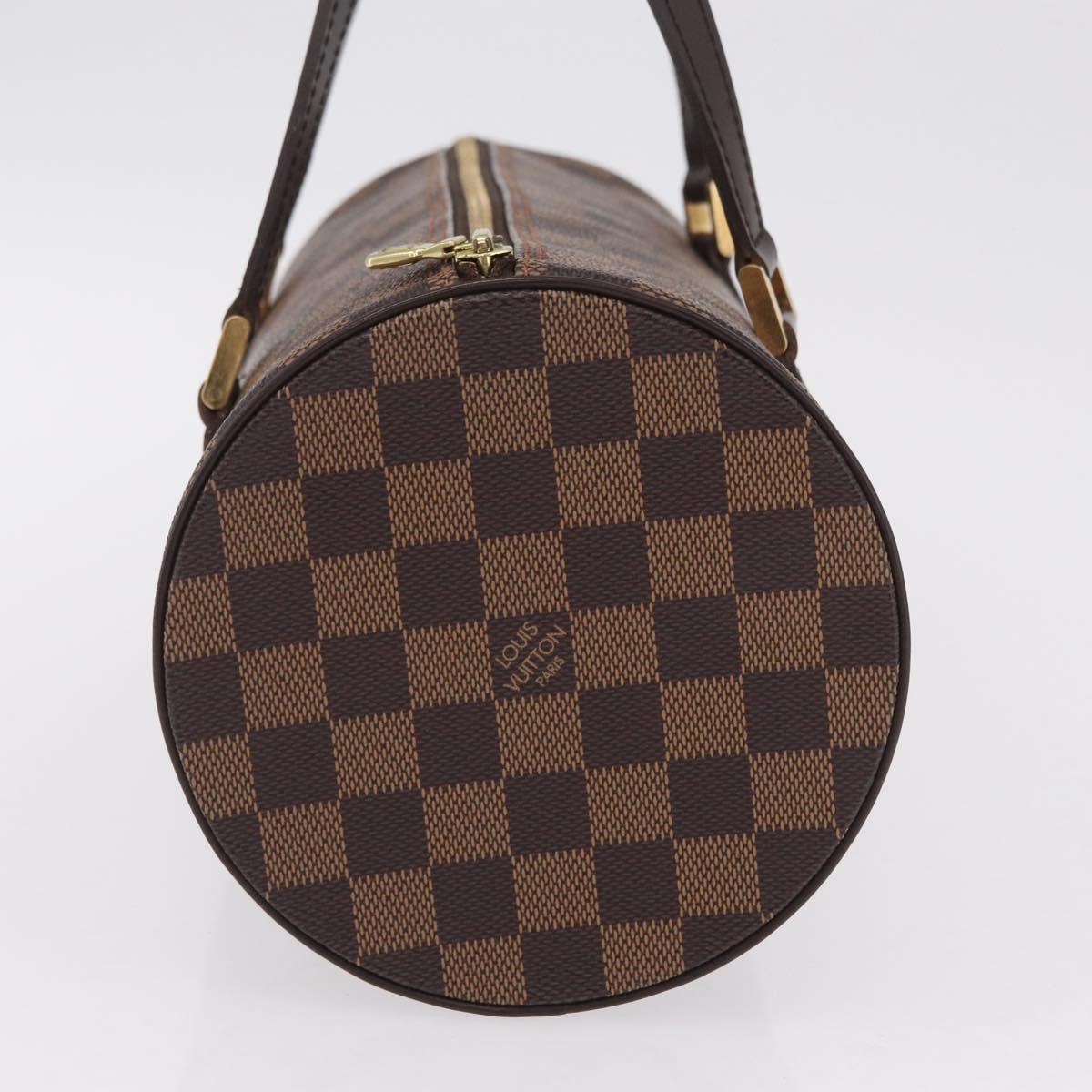 LOUIS VUITTON Damier Ebene Papillon 30 Hand Bag N51303 LV Auth mr3061V