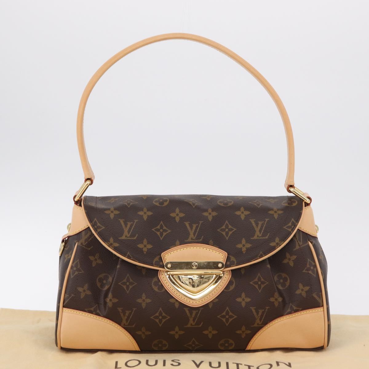 LOUIS VUITTON Monogram Beverly MM Shoulder Bag M40121 LV Auth mr3062V