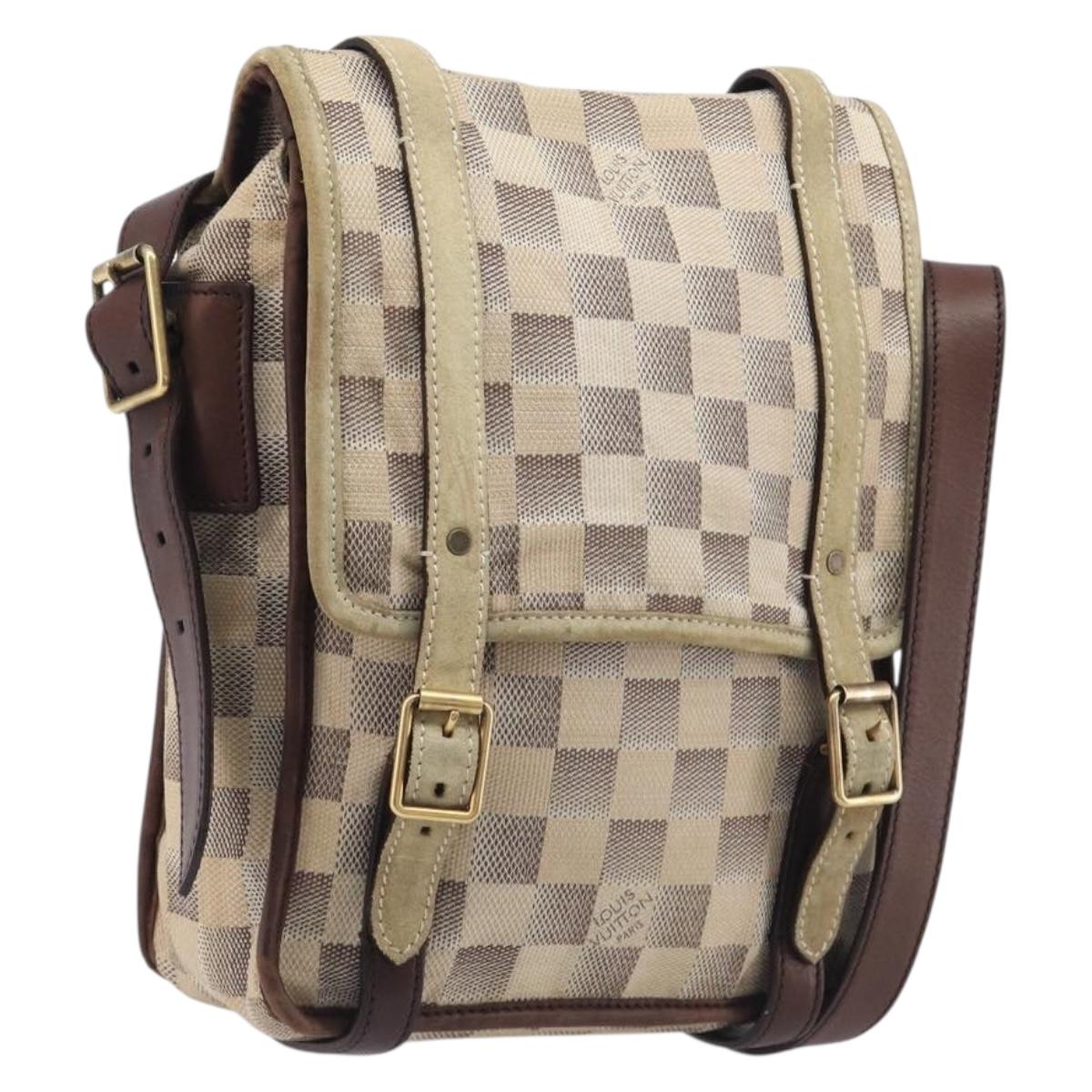 LOUIS VUITTON Damiern Trotteur Shoulder Bag White N48184 LV Auth mr3077