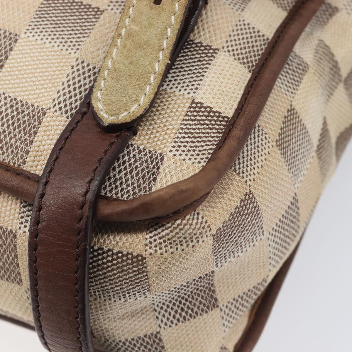 LOUIS VUITTON Damiern Trotteur Shoulder Bag White N48184 LV Auth mr3077