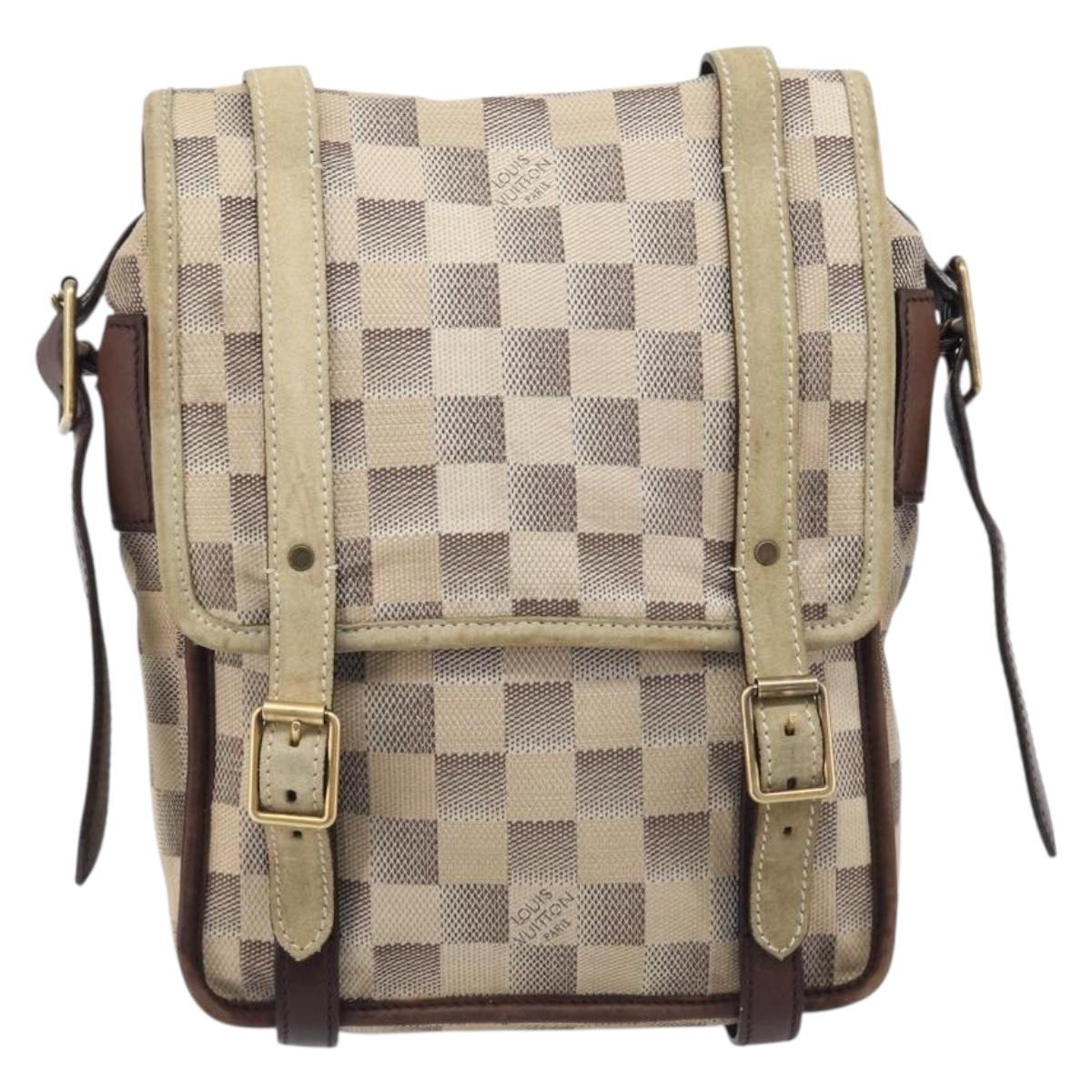 LOUIS VUITTON Damiern Trotteur Shoulder Bag White N48184 LV Auth mr3077