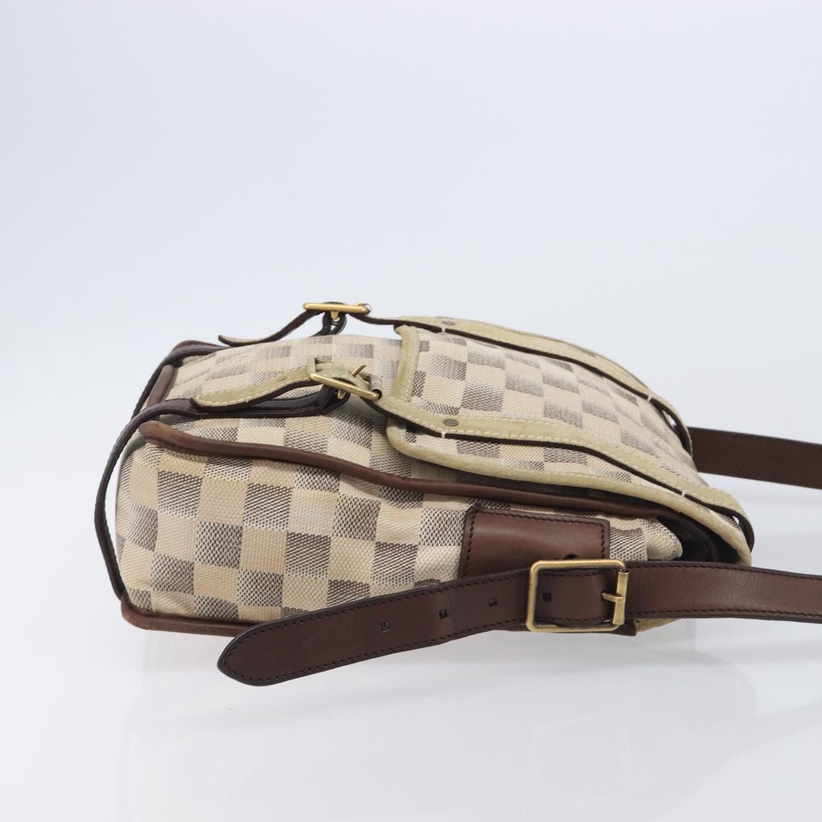 LOUIS VUITTON Damiern Trotteur Shoulder Bag White N48184 LV Auth mr3077
