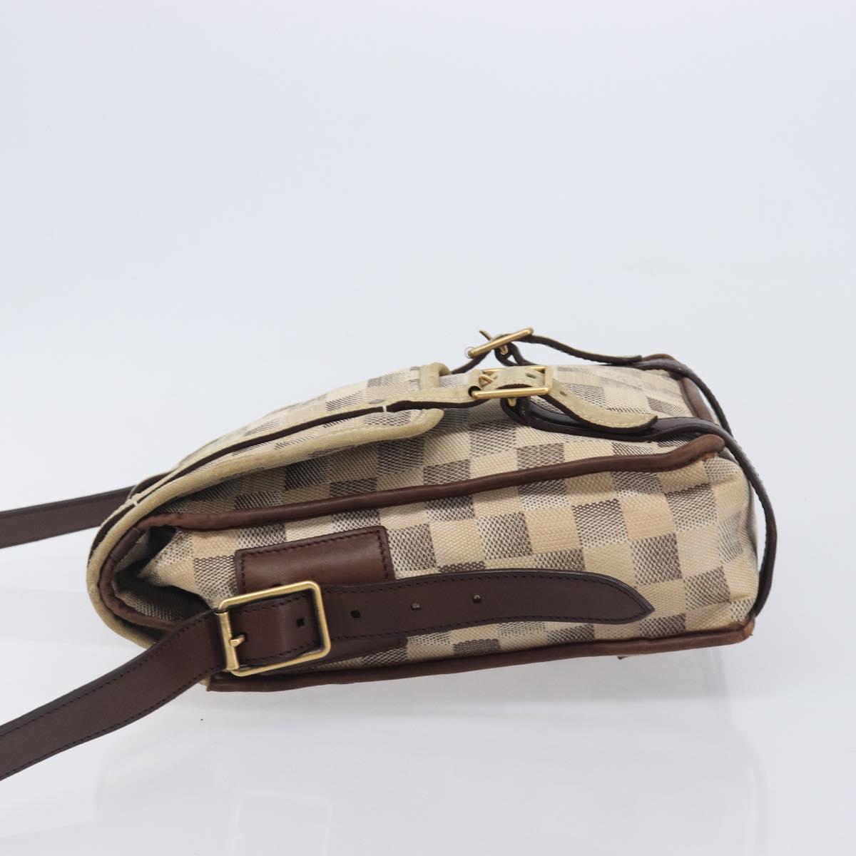 LOUIS VUITTON Damiern Trotteur Shoulder Bag White N48184 LV Auth mr3077