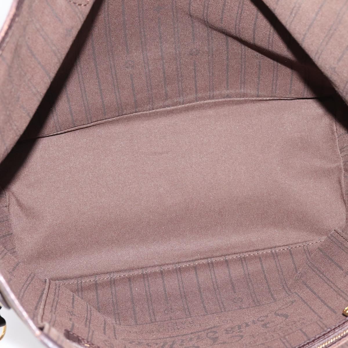LOUIS VUITTON Monogram Idylle Neverfull MM Tote Bag Fuzan M40513 LV Auth mr3086