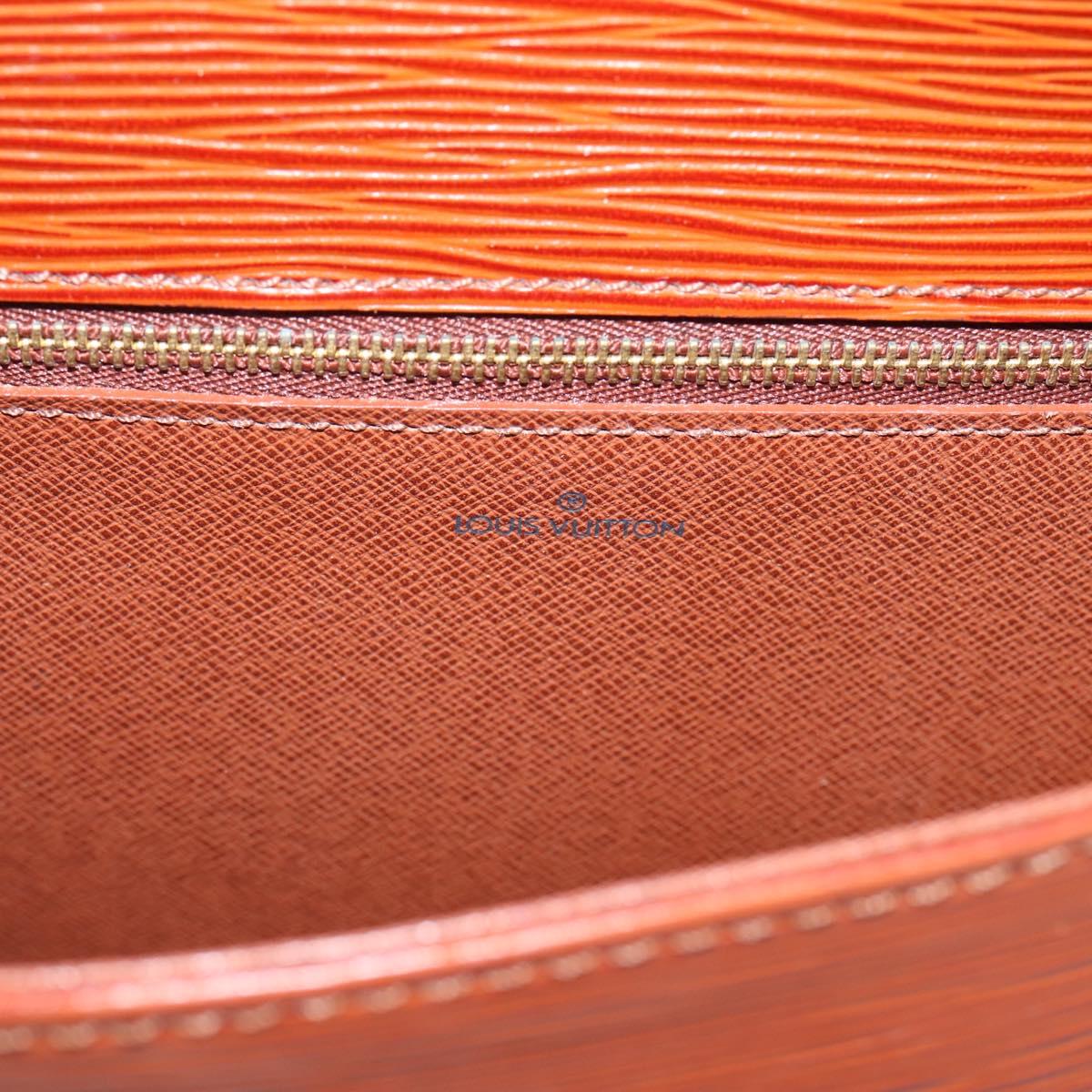 LOUIS VUITTON Epi Saint Cloud GM Shoulder Bag Brown M52193 LV Auth mr3090A