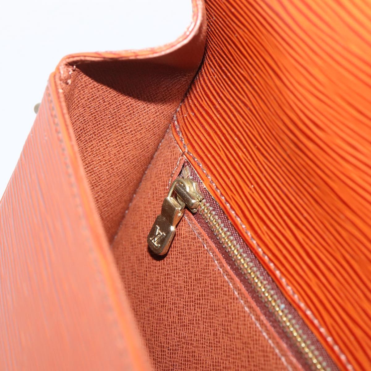 LOUIS VUITTON Epi Saint Cloud GM Shoulder Bag Brown M52193 LV Auth mr3090A