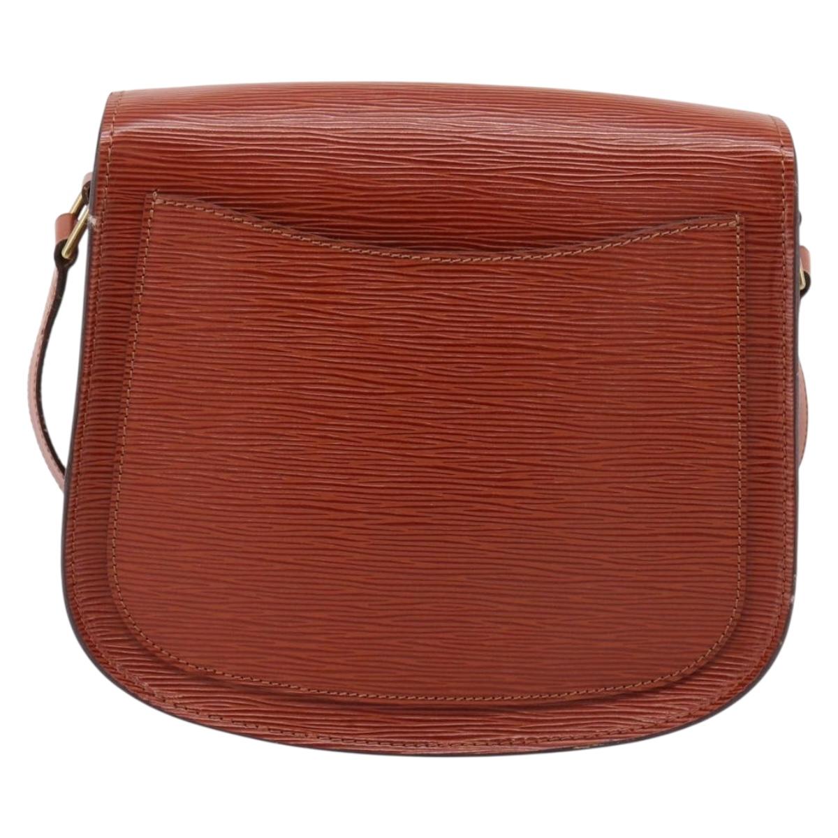 LOUIS VUITTON Epi Saint Cloud GM Shoulder Bag Brown M52193 LV Auth mr3090A