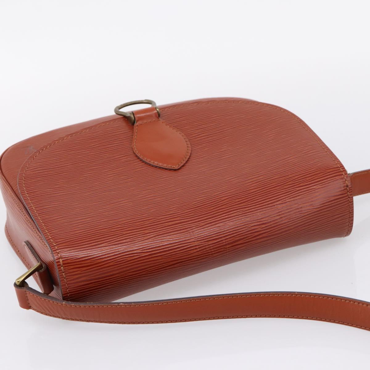 LOUIS VUITTON Epi Saint Cloud GM Shoulder Bag Brown M52193 LV Auth mr3090A