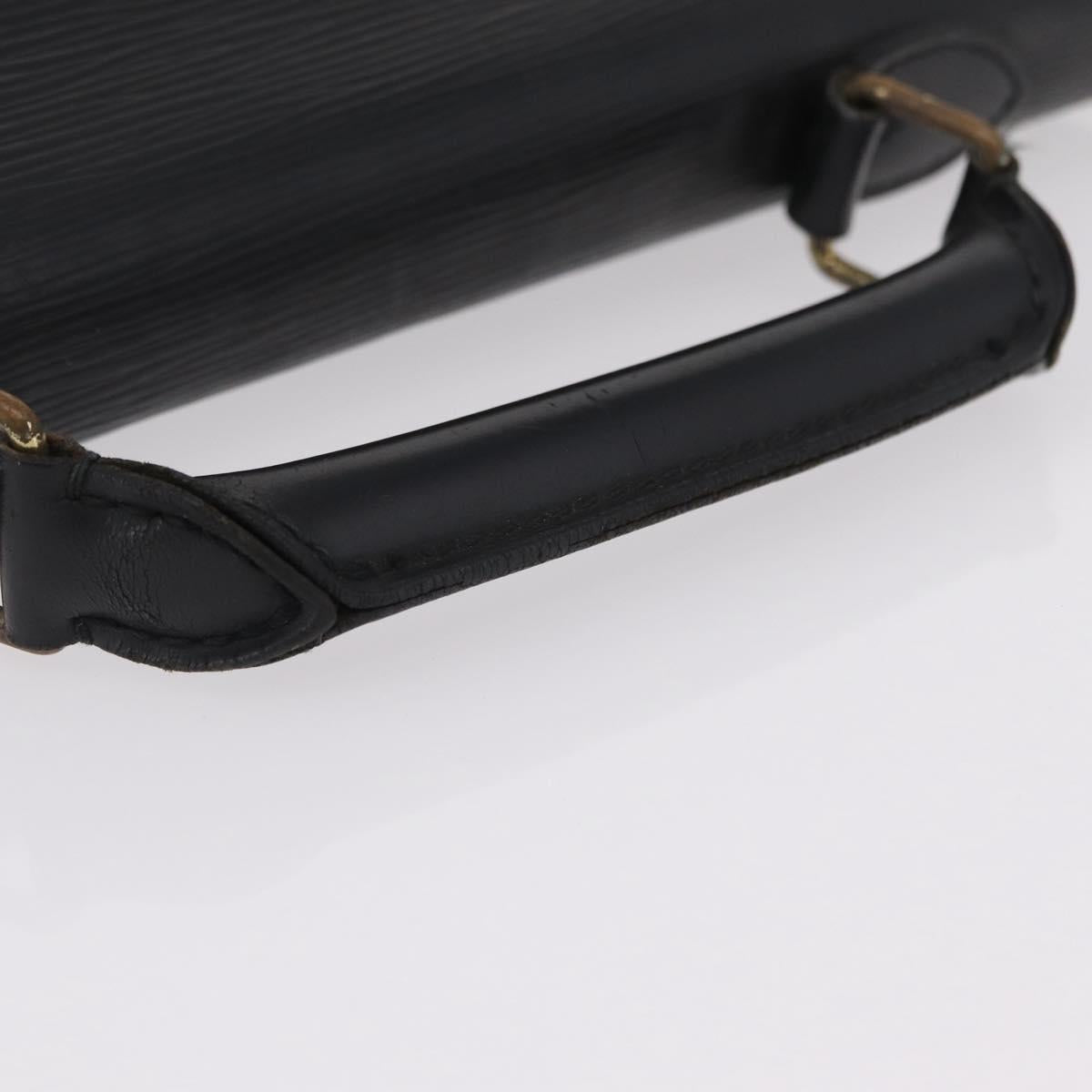 LOUIS VUITTON Epi Serviette Conseiller Briefcase Black M54422 LV Auth mr3099
