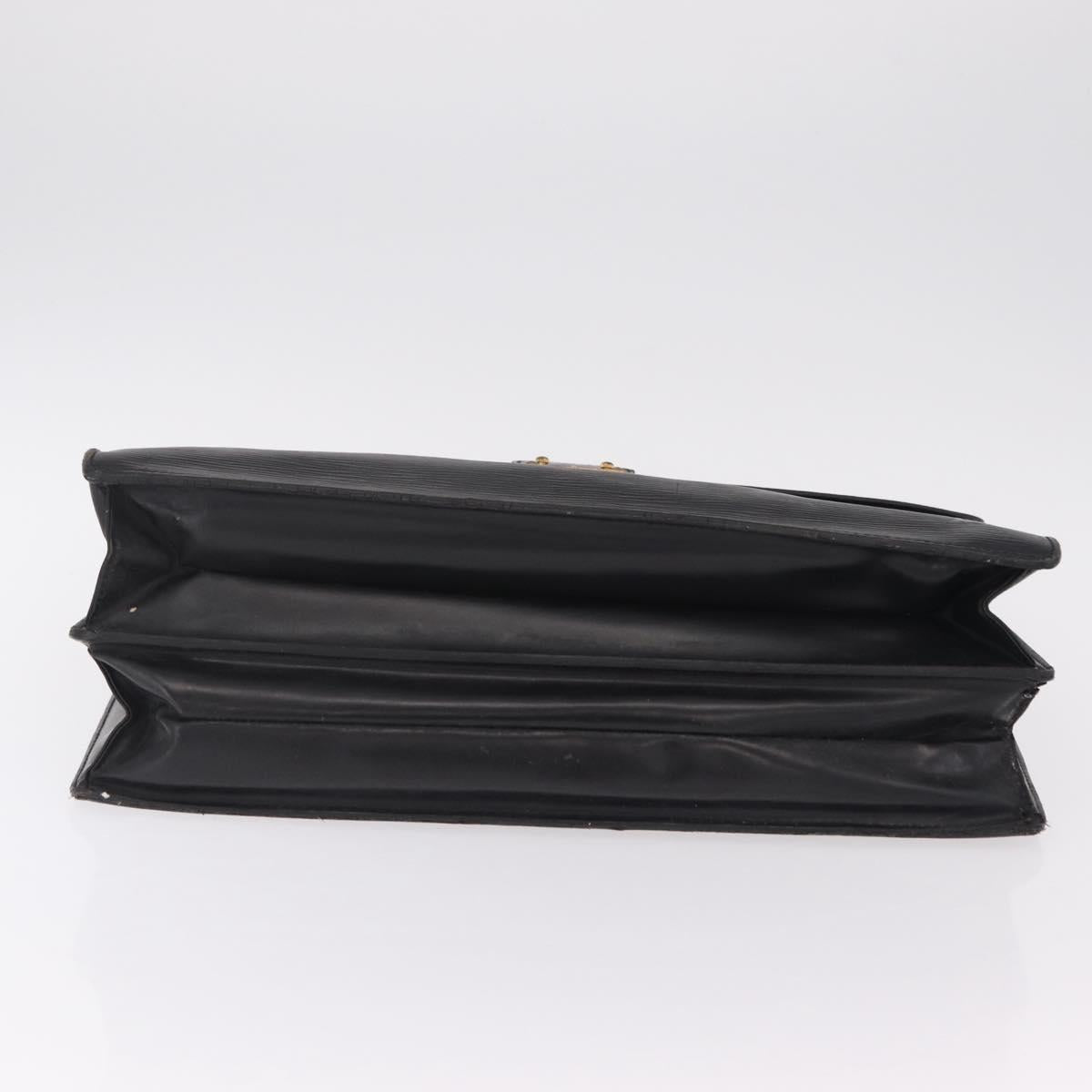 LOUIS VUITTON Epi Serviette Conseiller Briefcase Black M54422 LV Auth mr3099