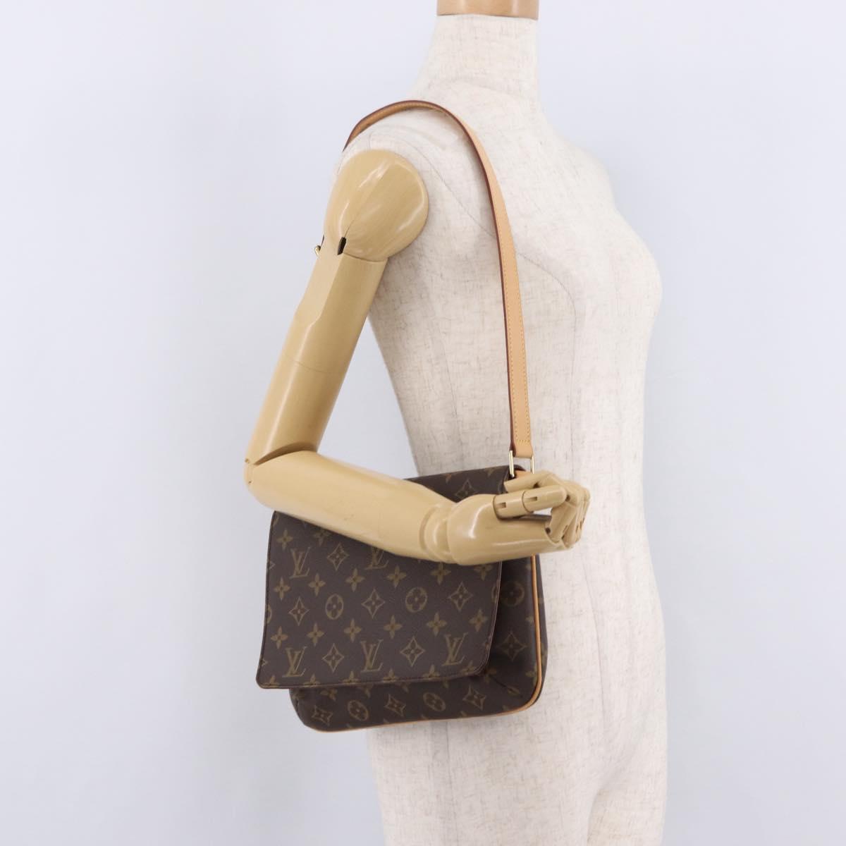 LOUIS VUITTON Monogram Musette Tango Short Strap Bag M51257 LV Auth mr3123V