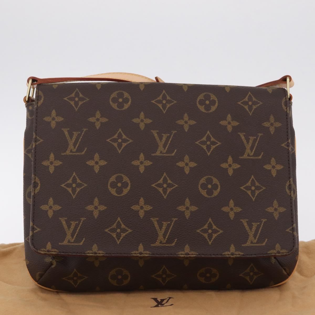 LOUIS VUITTON Monogram Musette Tango Short Strap Bag M51257 LV Auth mr3123V
