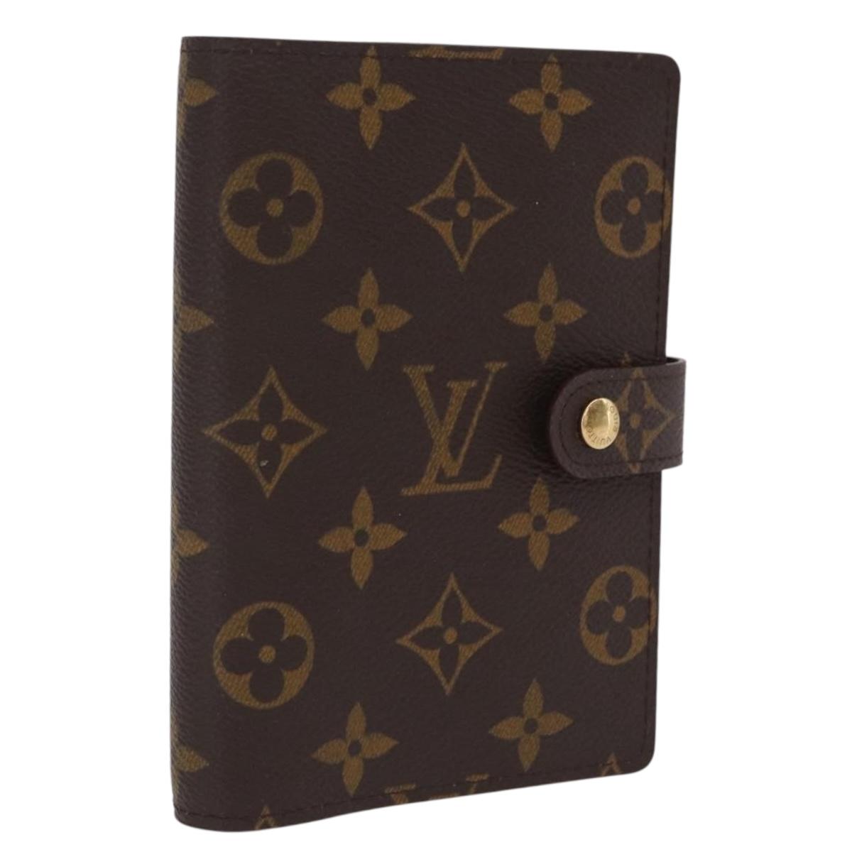 LOUIS VUITTON Monogram Agenda PM Day Planner Cover R20005 LV Auth mr3130A